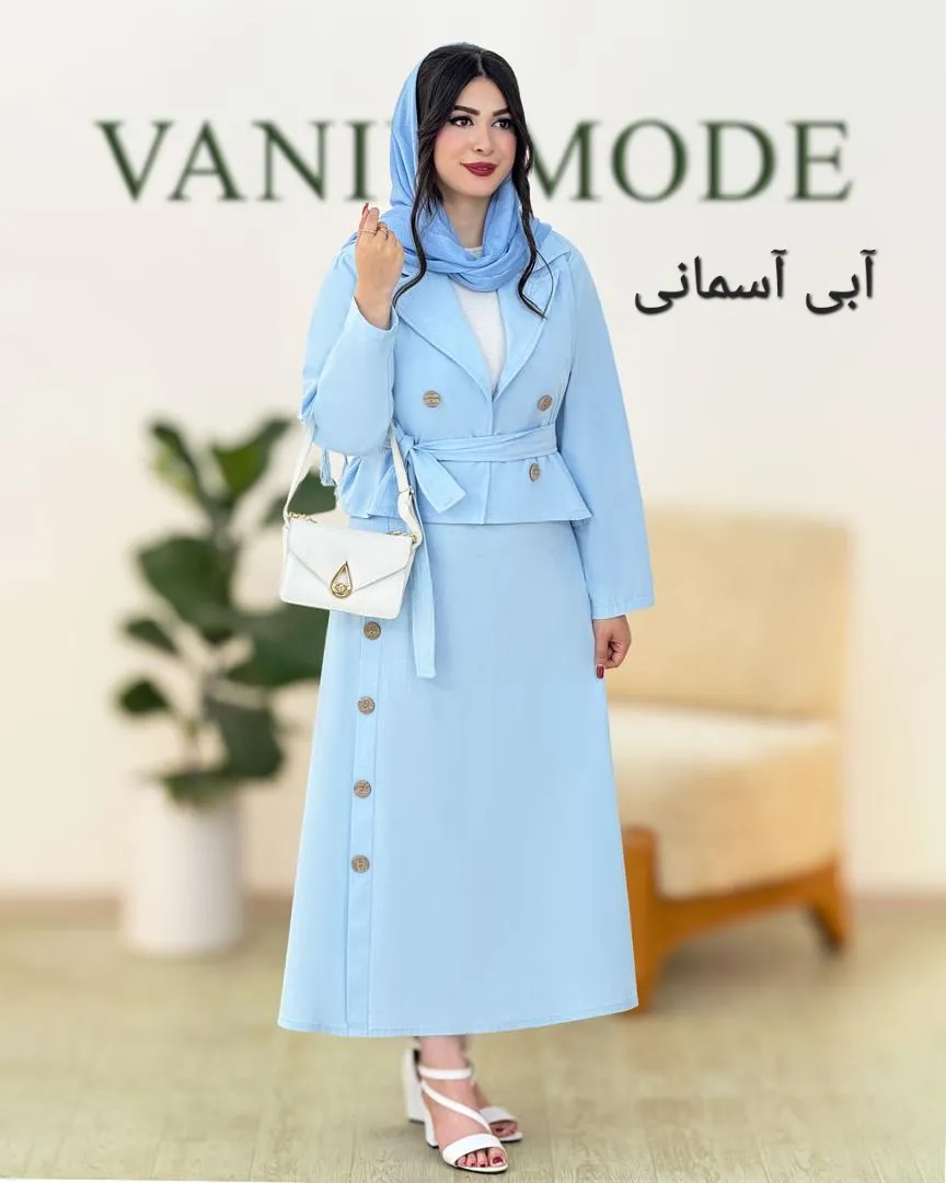 کت دامن لینن بهاری کد g853