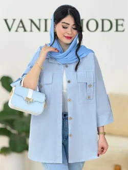 شومیز اسپرت آستین پاکتی کد g861