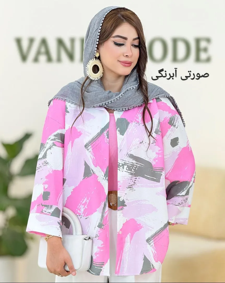 شومیز پری آستین سه ربع کد h36