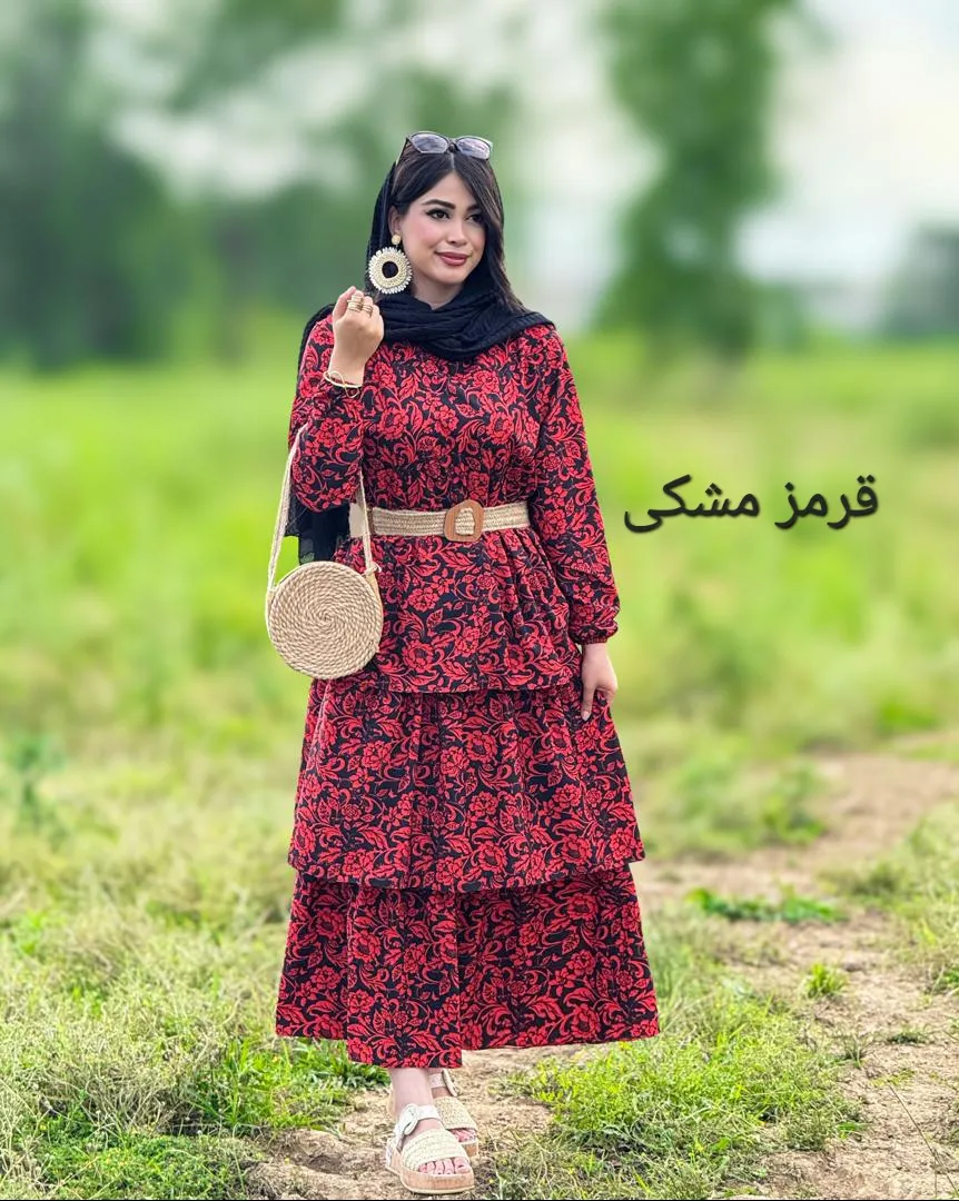 پیراهن ساحلی طبقه ای کد g992