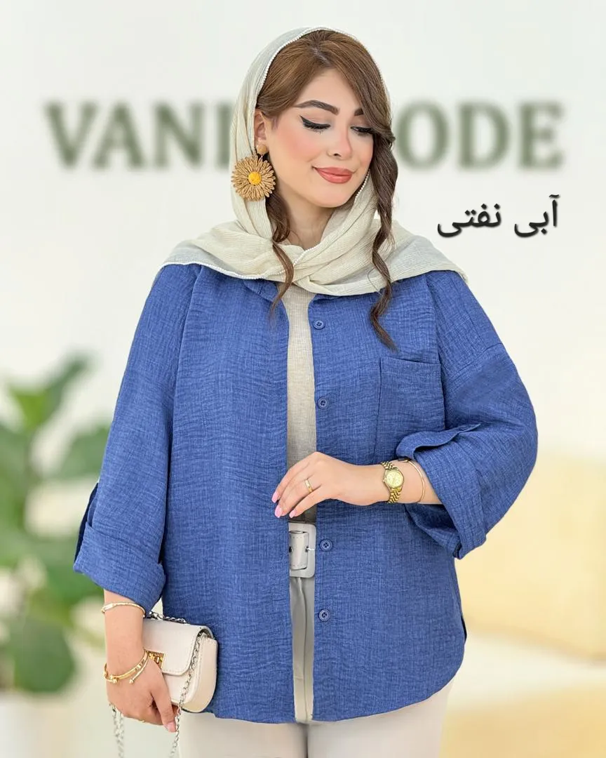 شومیز صوفیا آستین گت دار کد h60