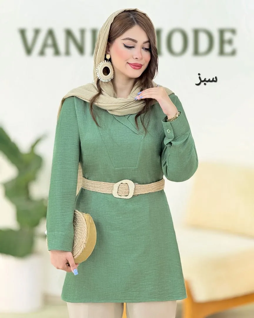 شومیز بغل چاکدار شانتون صوفیا کد g772