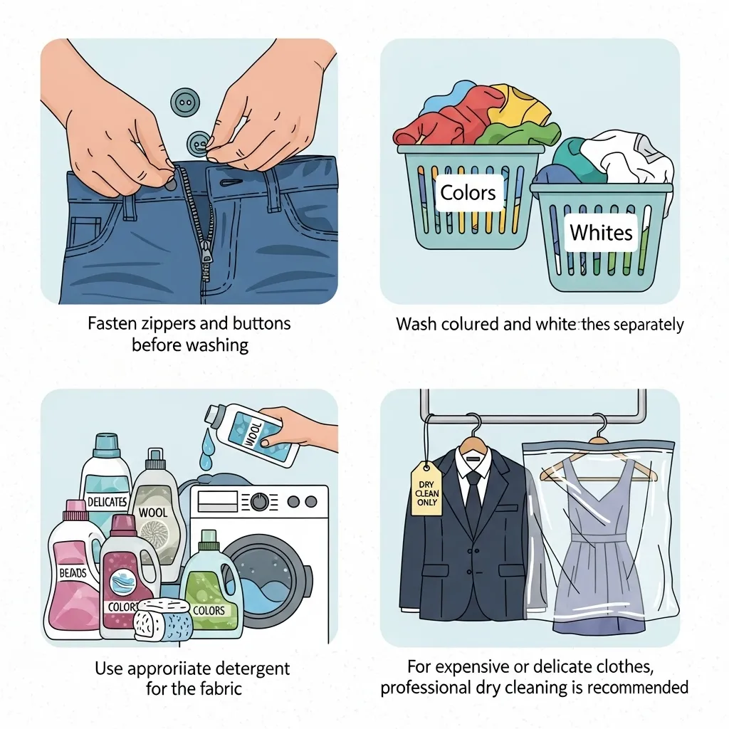 معنی علامت های روی مارک لباس