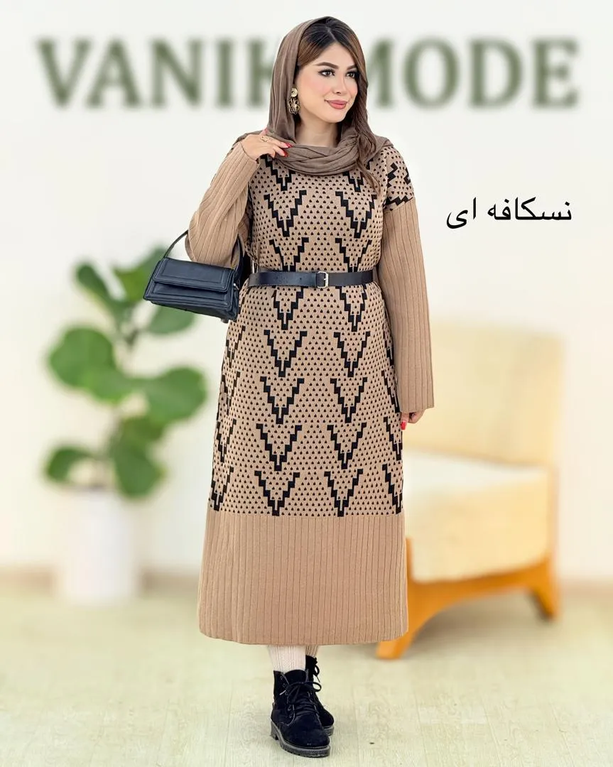 کفتان یقه گرد بافت کد