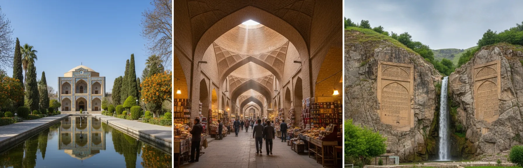 شیراز، تبریز و همدان