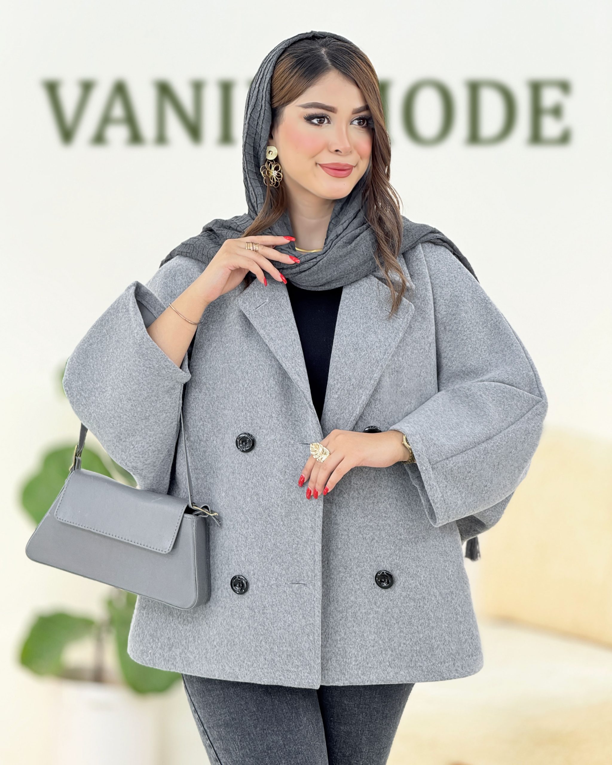 کت جلو دکمه دار فوتر کد H386