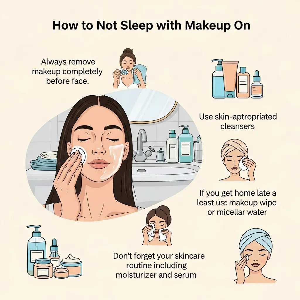 عوارض با آرایش خوابیدن