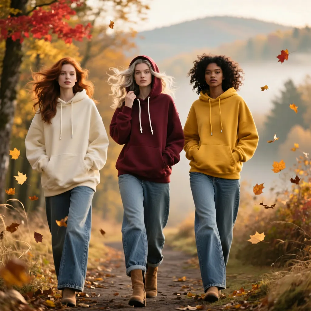 تیپ های پاییزی زنونه با هودی