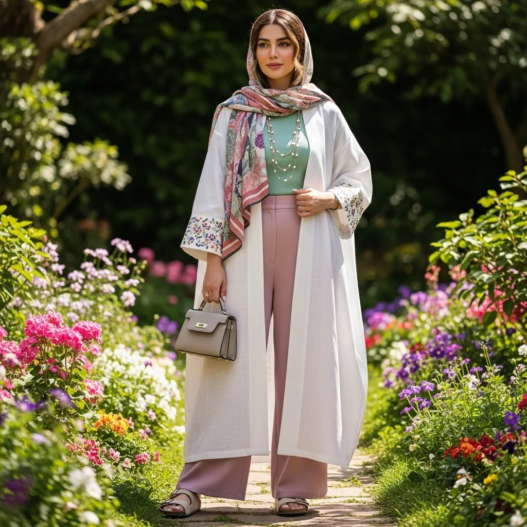 مانتو سفید با چه رنگی ست میشه