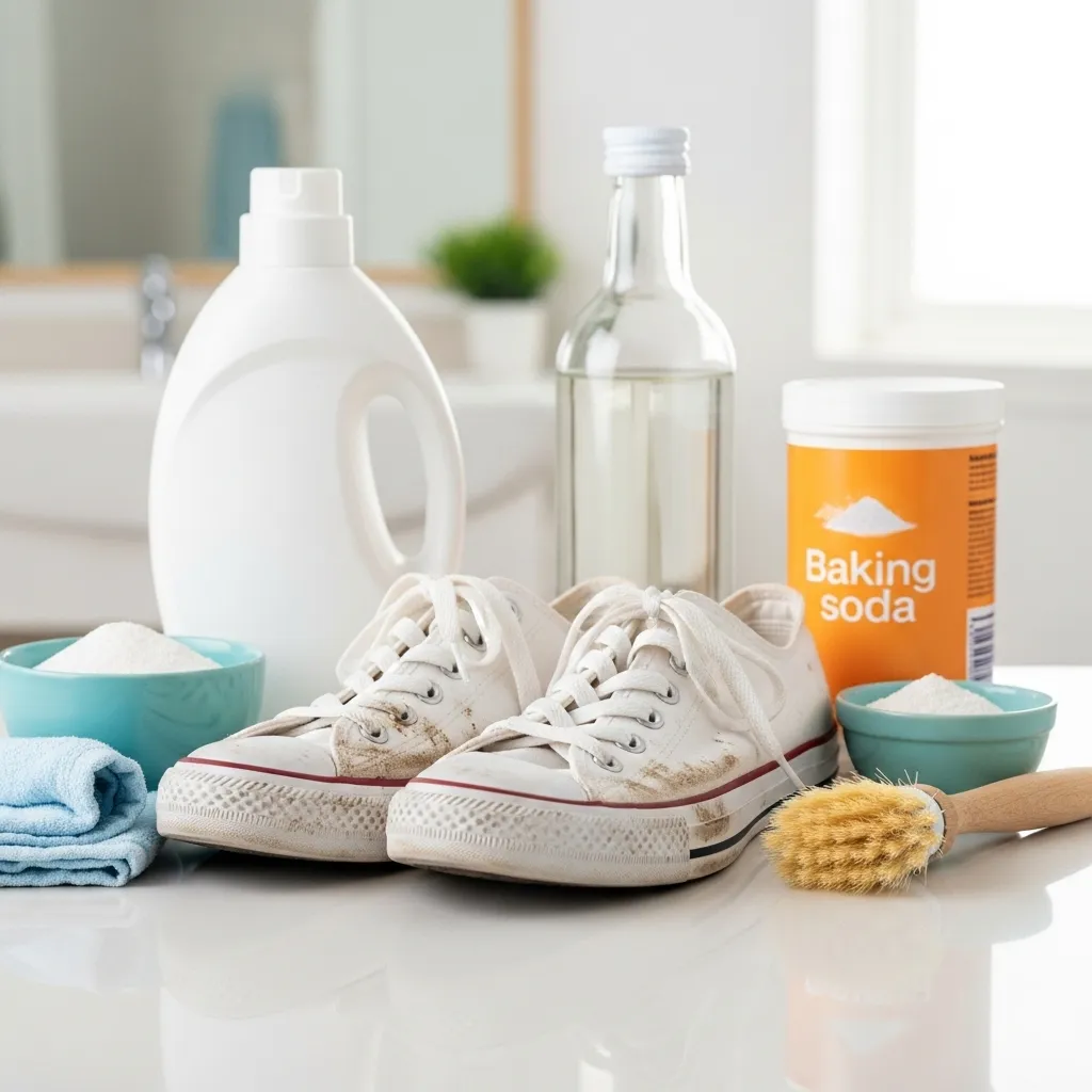 برای شستن کتانی سفید چه باید کرد