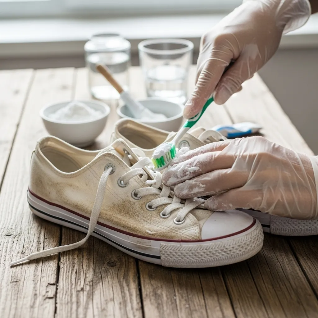 برای شستن کتانی سفید چه باید کرد