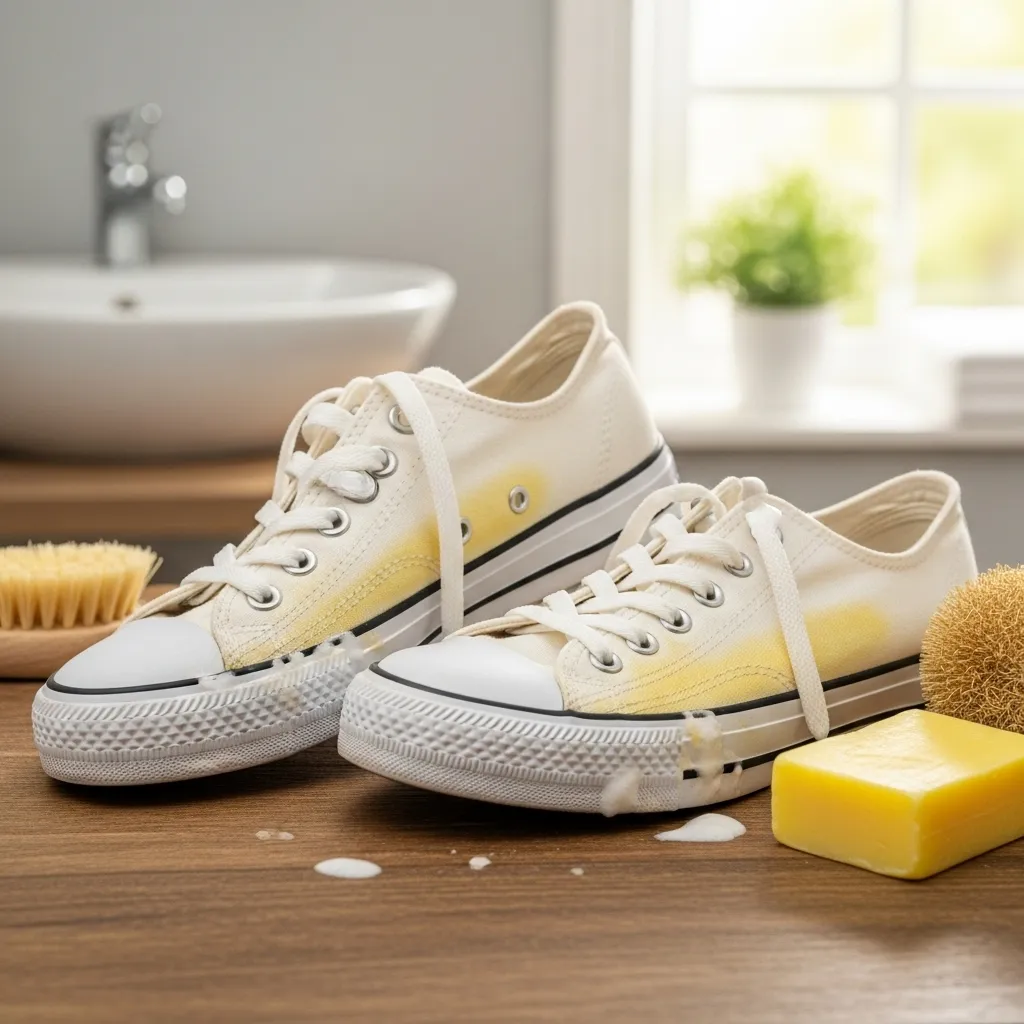 برای شستن کتانی سفید چه باید کرد