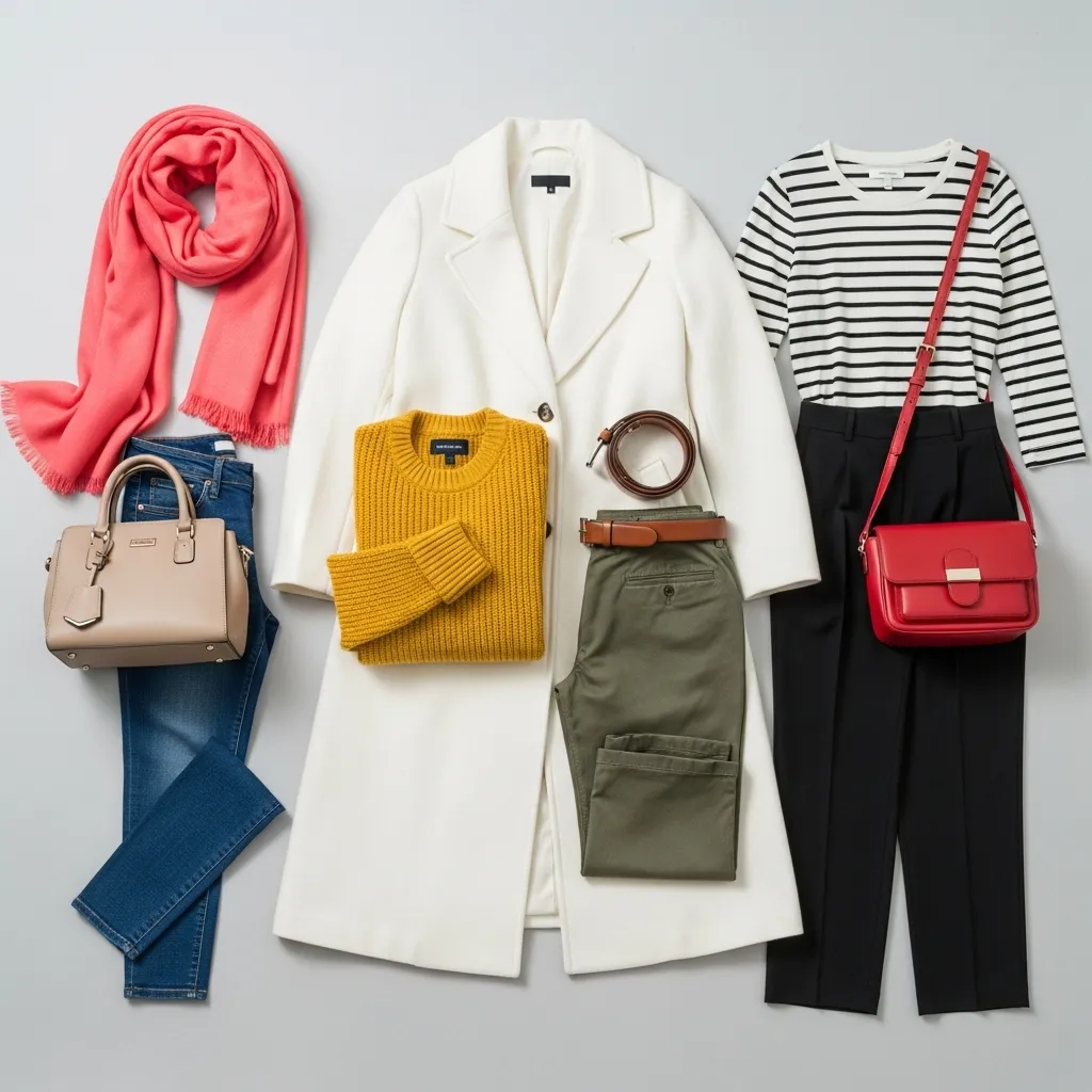 مانتو سفید با چه رنگی ست میشه