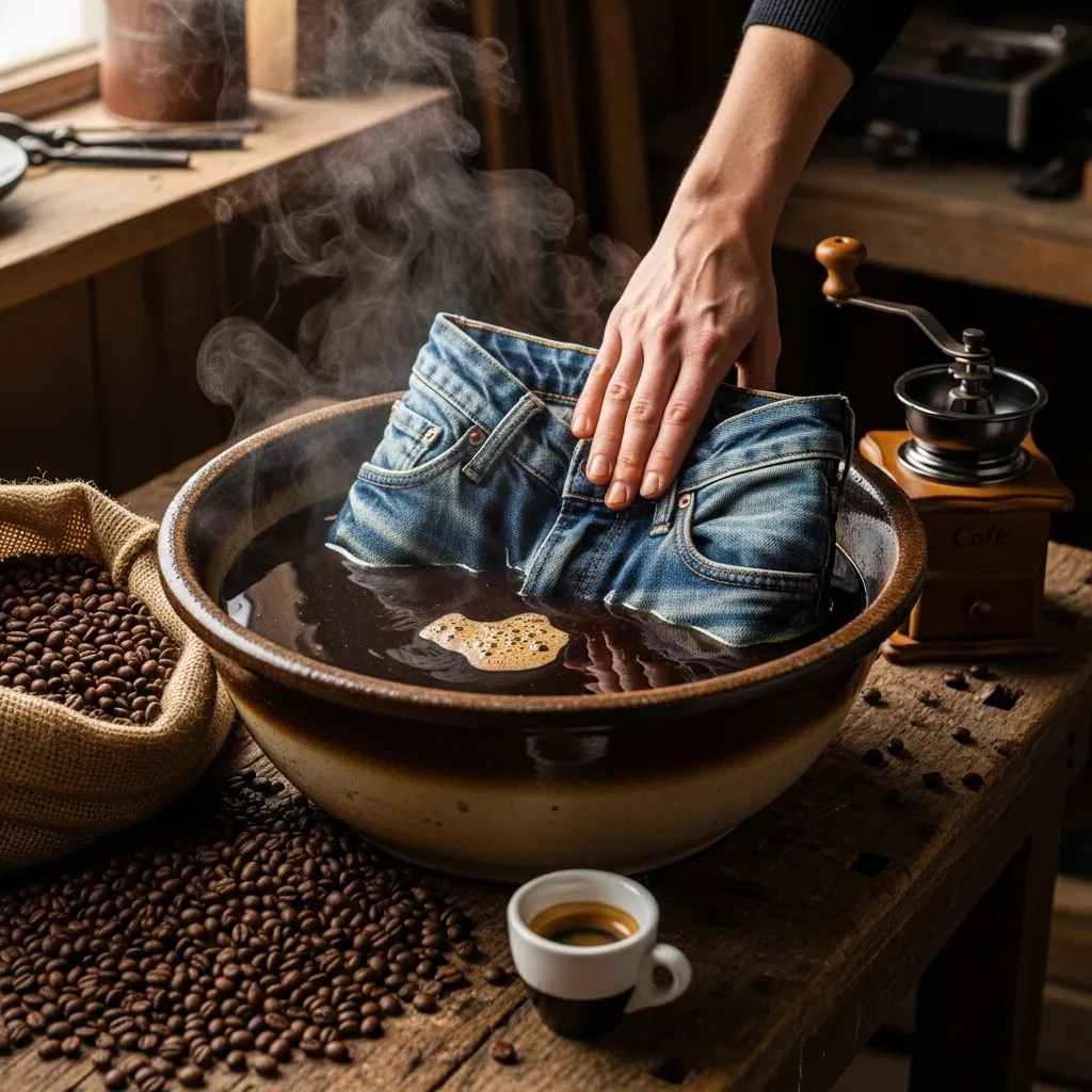 چگونه رنگ شلوار لی مشکی را برگردانیم