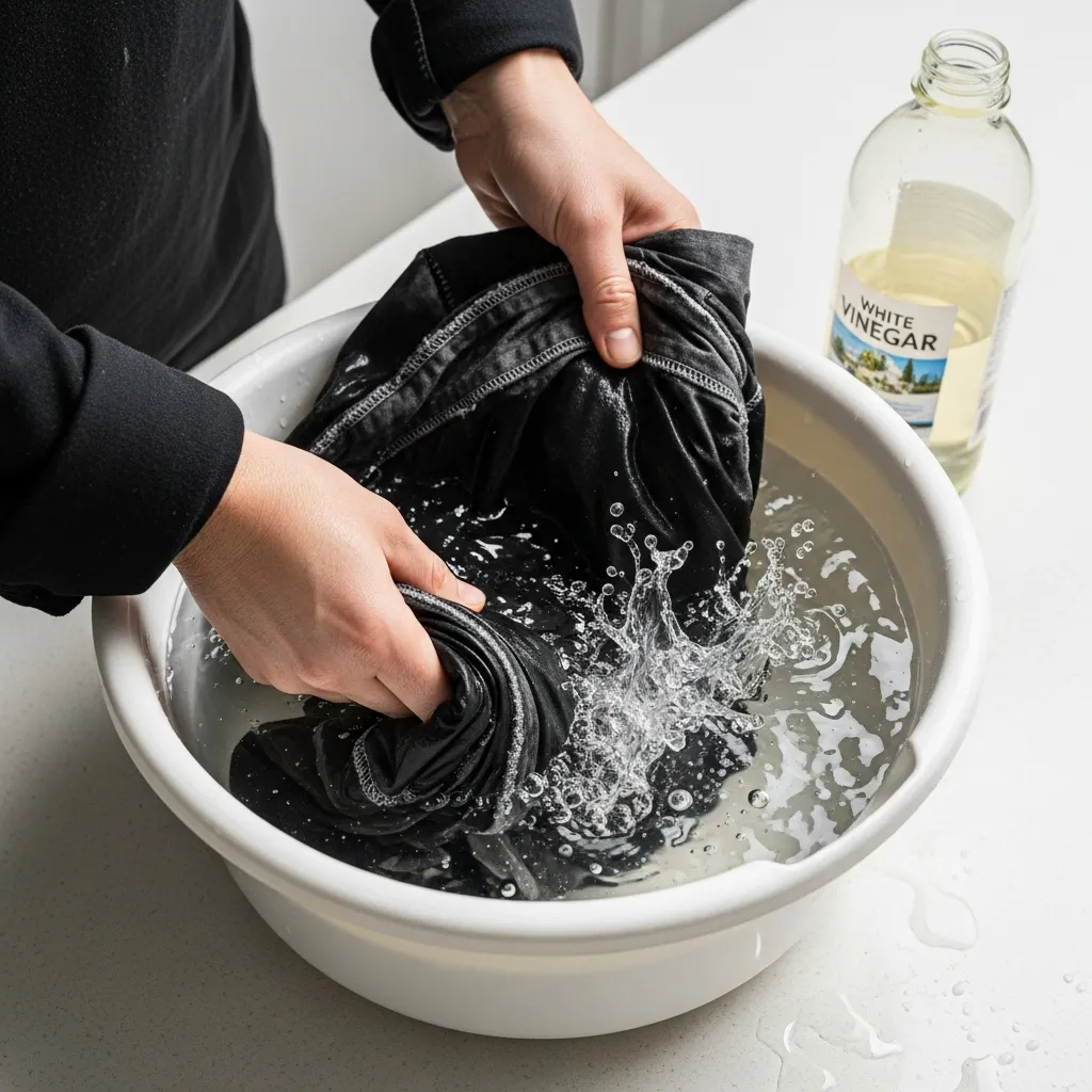 چگونه رنگ شلوار لی مشکی را برگردانیم