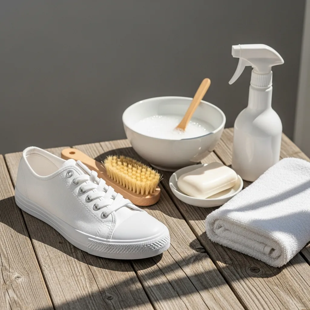 برای شستن کتانی سفید چه باید کرد