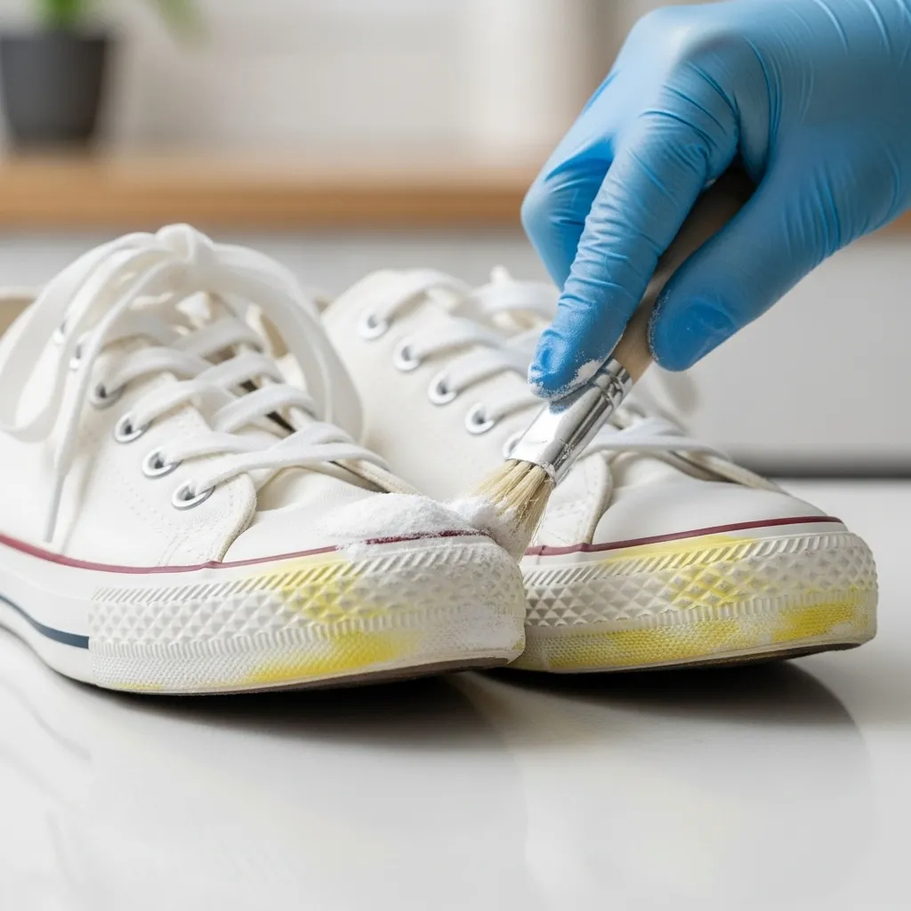 برای شستن کتانی سفید چه باید کرد