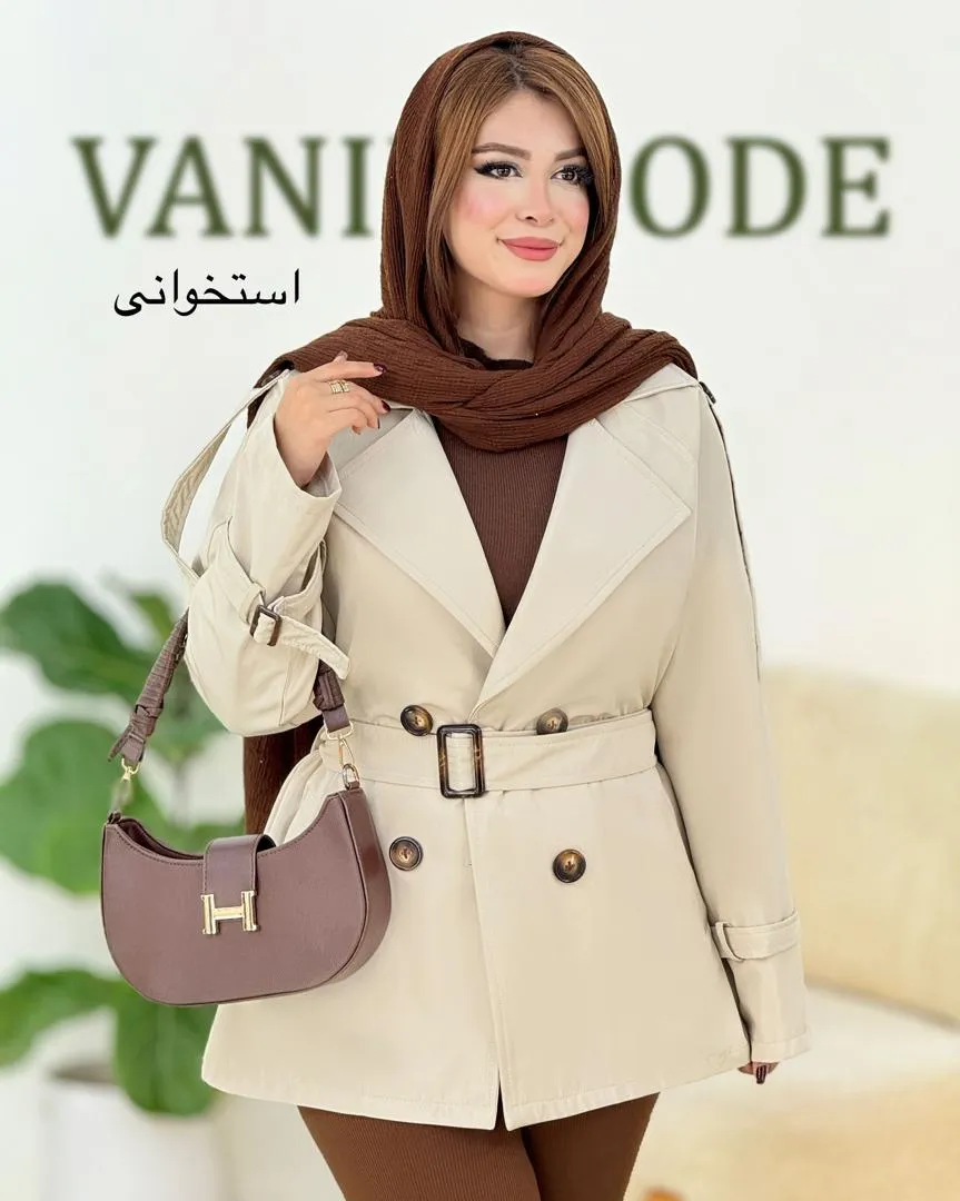 بارانی سانتانا آستین سرخود کد h458