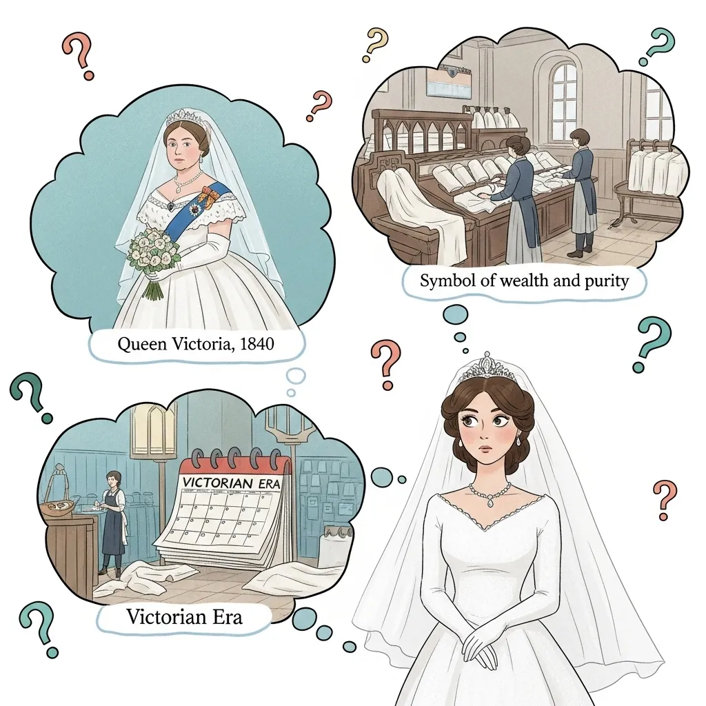 چرا عروس لباس سفید میپوشه