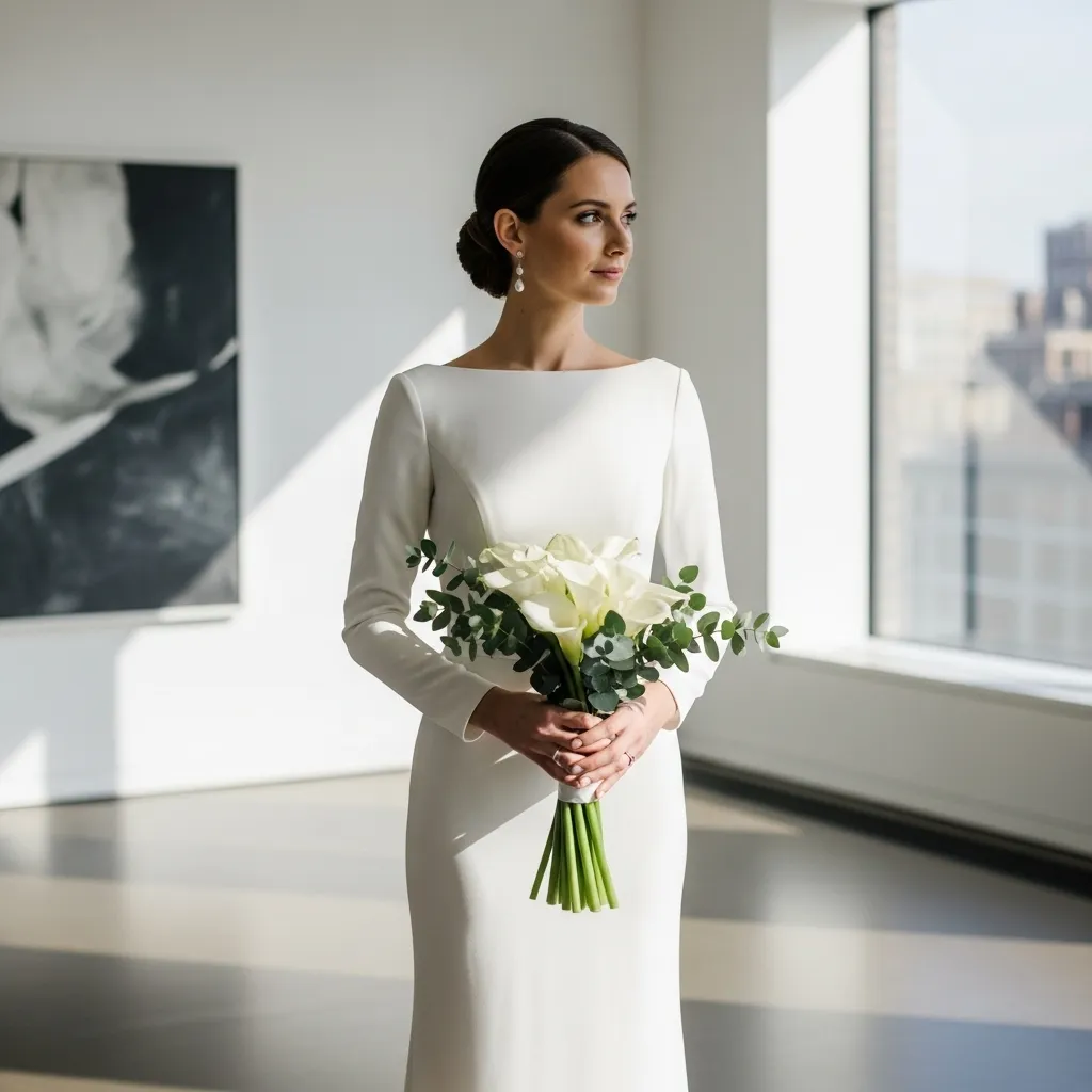 لباس عروس مینیمال