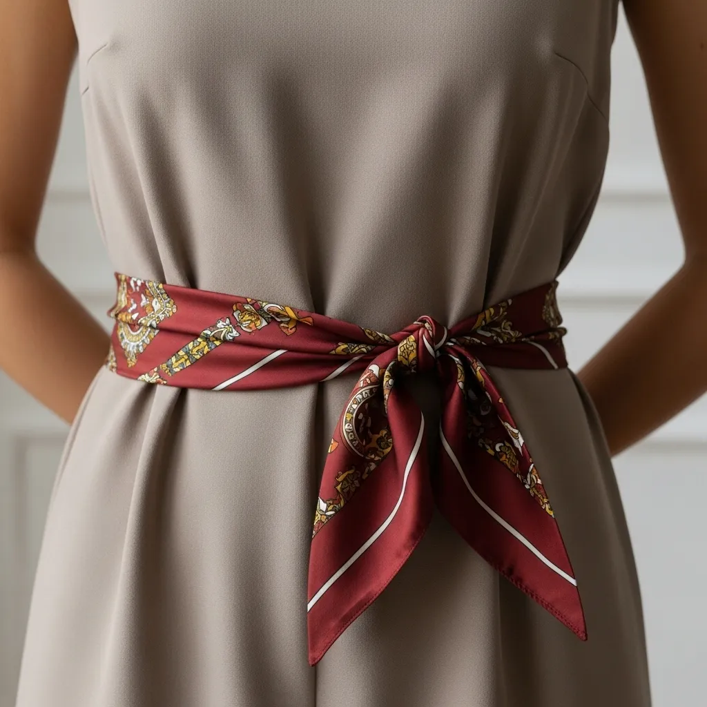 بستن اسکارف دور کمر