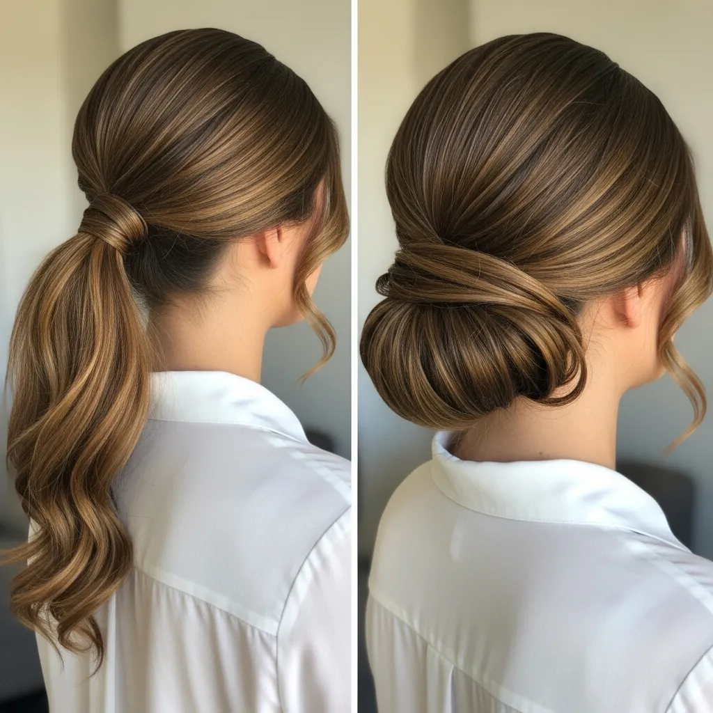 بستن مو دم اسبی زیر شال