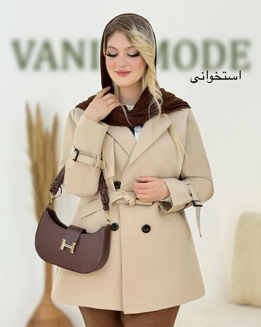 بارانی بلند سانتانا ضد آب کد h694