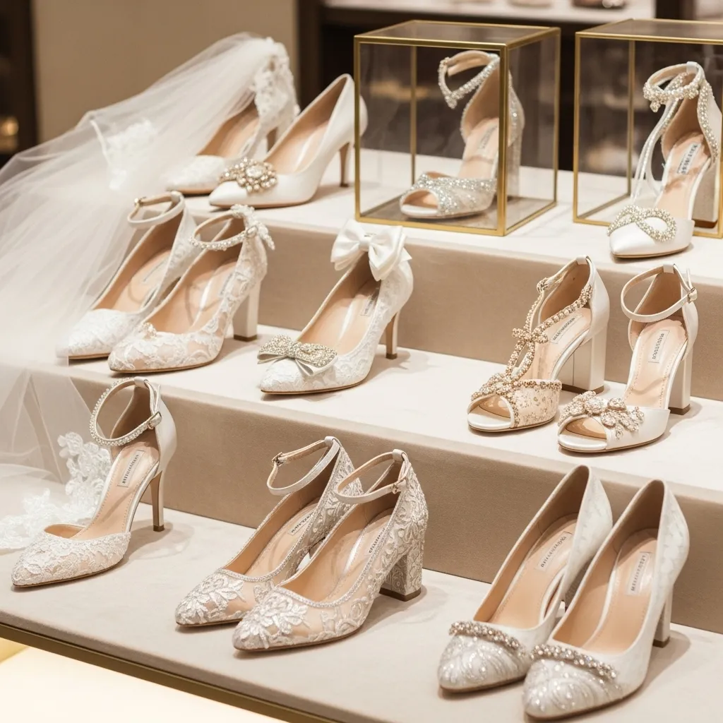 زیباترین مدل های کفش عروس