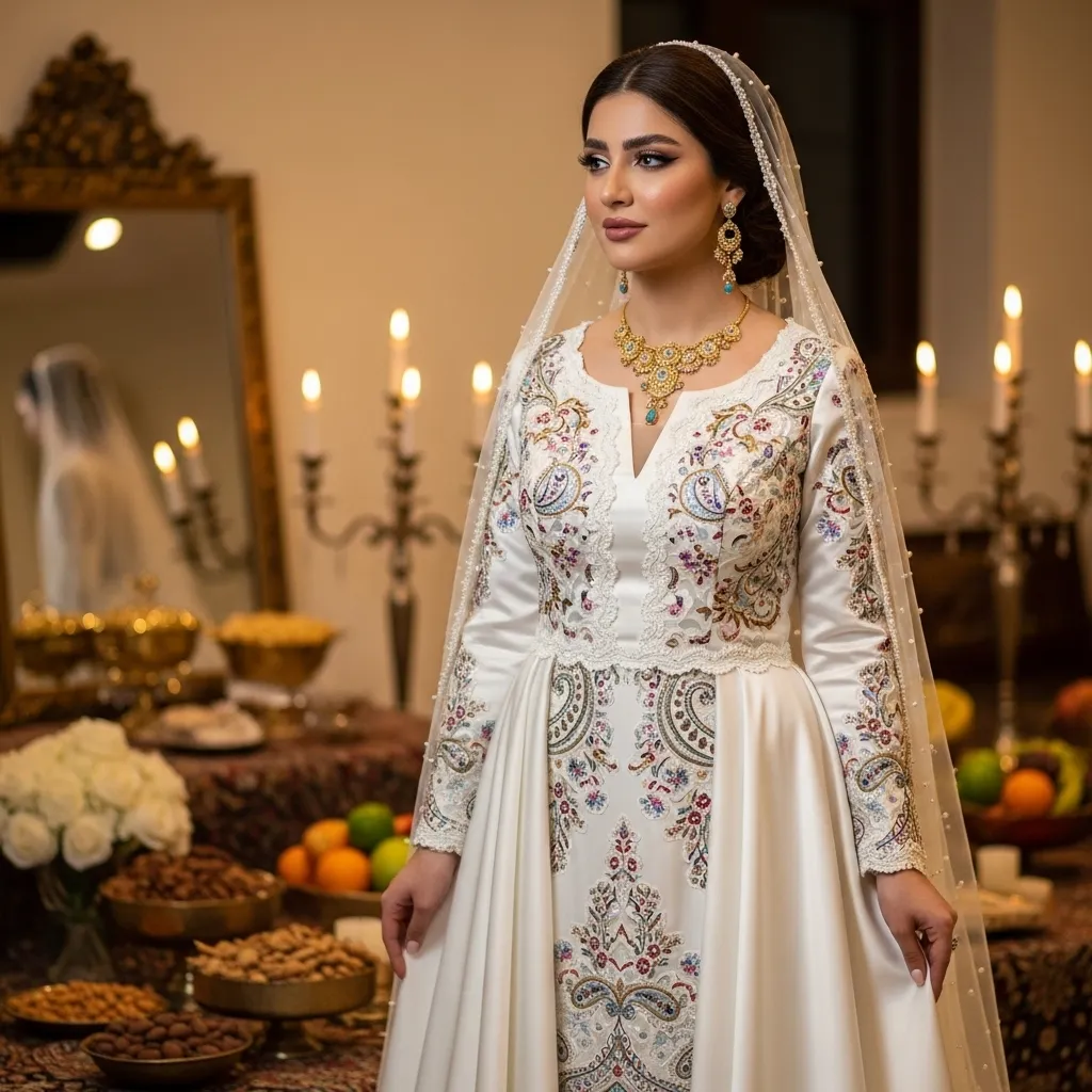 تاریخچه لباس عروس در ایران