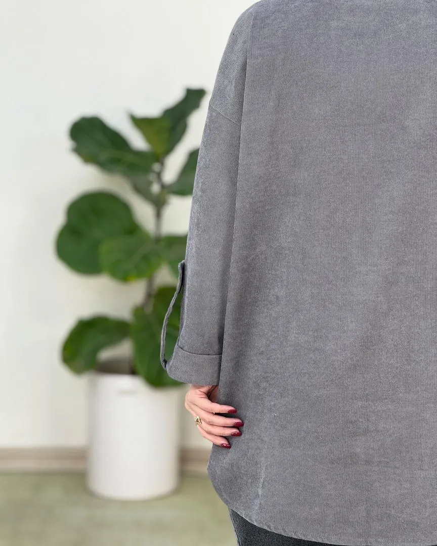 مانتو کبریتی آستین پاگون دار کد h791