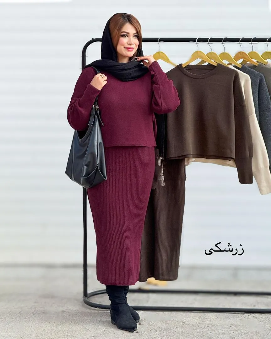 رویه سارافون بافت یقه گرد کد h782