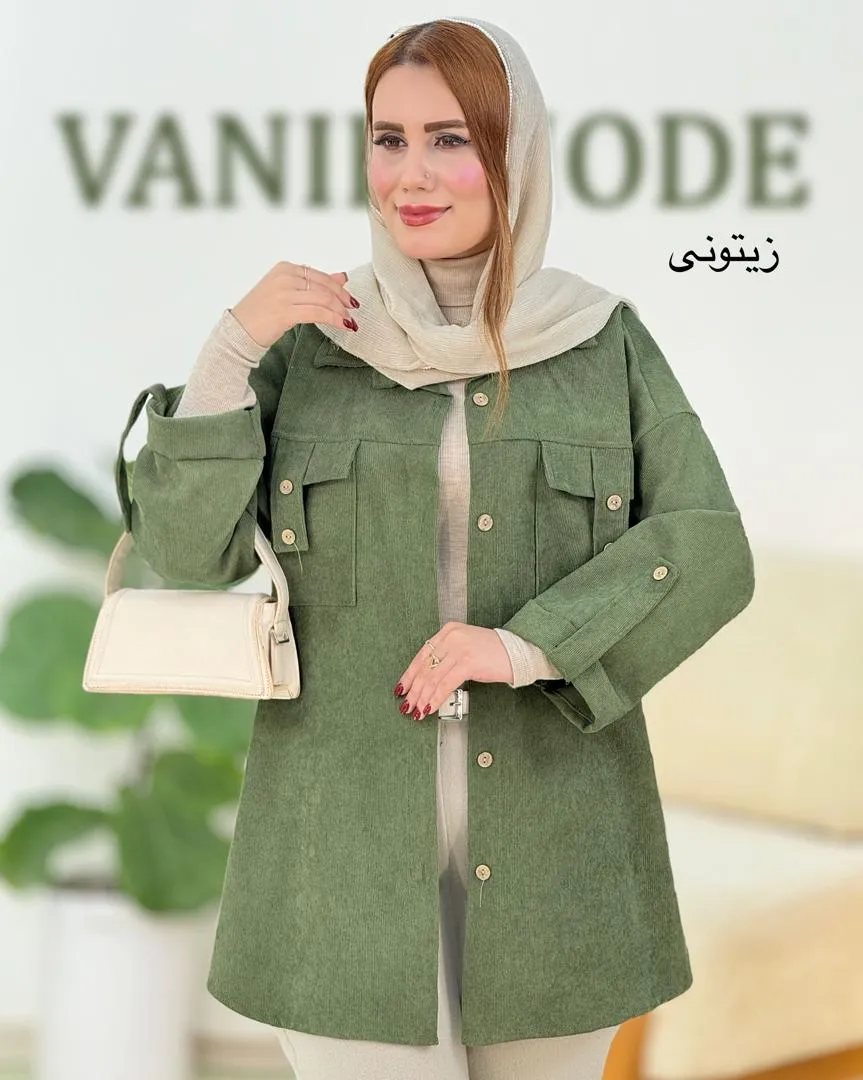 مانتو کبریتی آستین پاگون دار کد h791