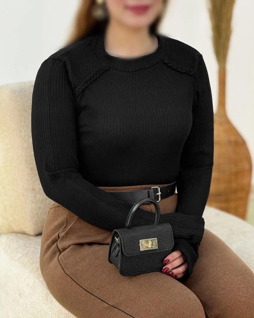 بلوز آستین فینگردار فانریپ کد h778