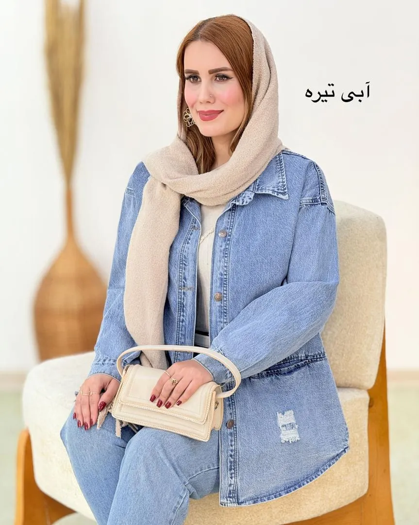 کت جین زاپدار زنانه کد h718