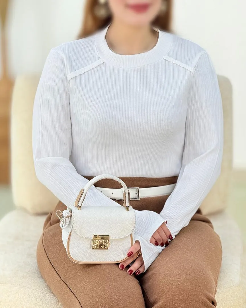 بلوز آستین فینگردار فانریپ کد h778