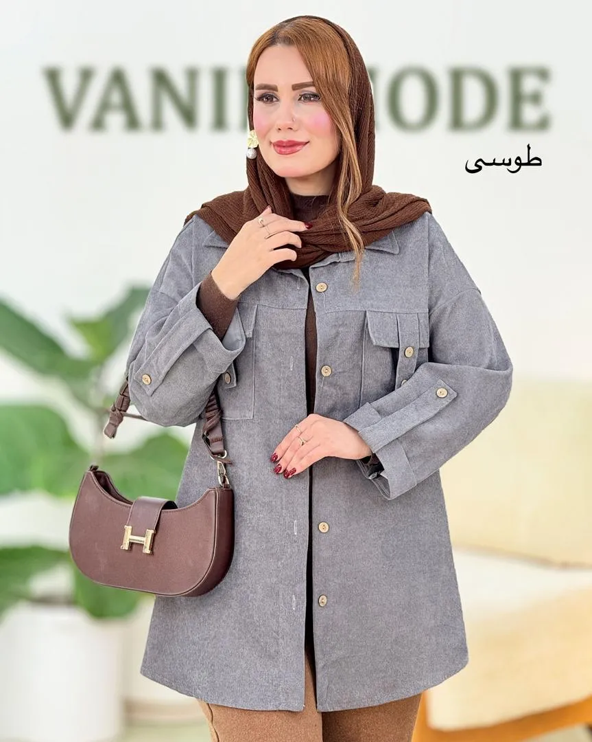 مانتو کبریتی آستین پاگون دار کد h791