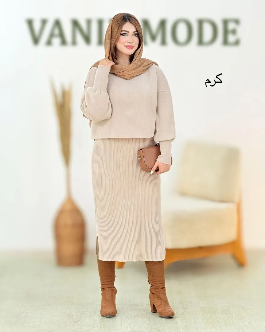 رویه سارافون بافت یقه گرد کد h782