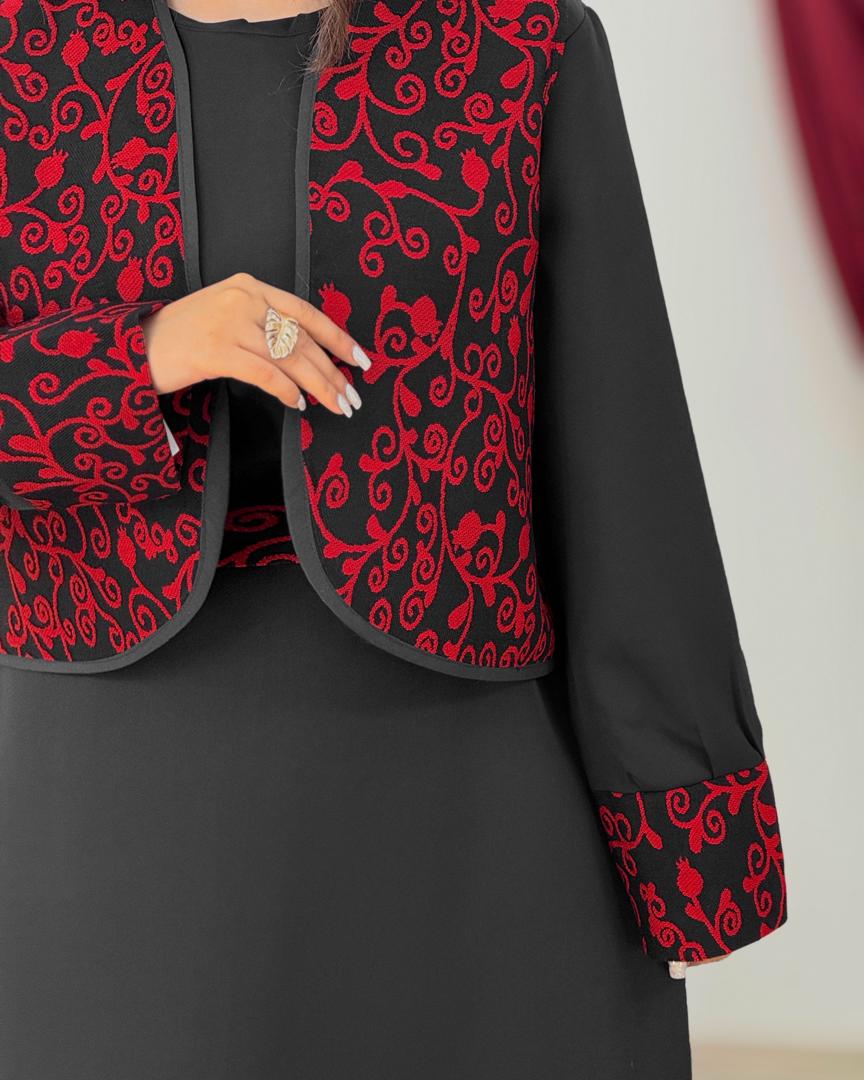 ست پیراهن و جلیقه کد h798