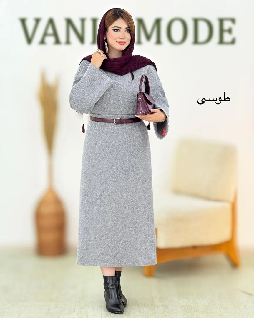 ست بلوز دامن پاین چاکدار بافت کد h543