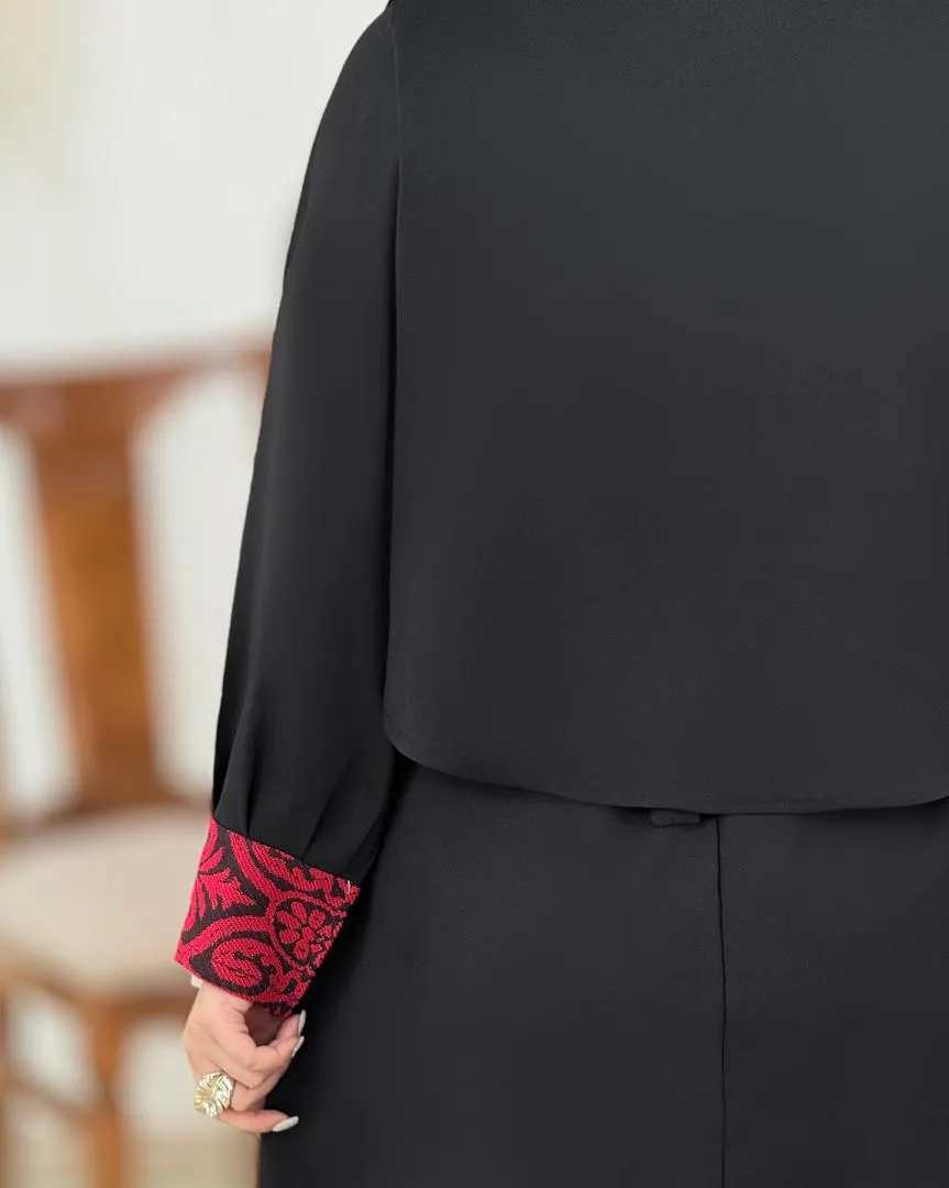 جلیقه پیراهن یلدایی ملیله دار کد h786