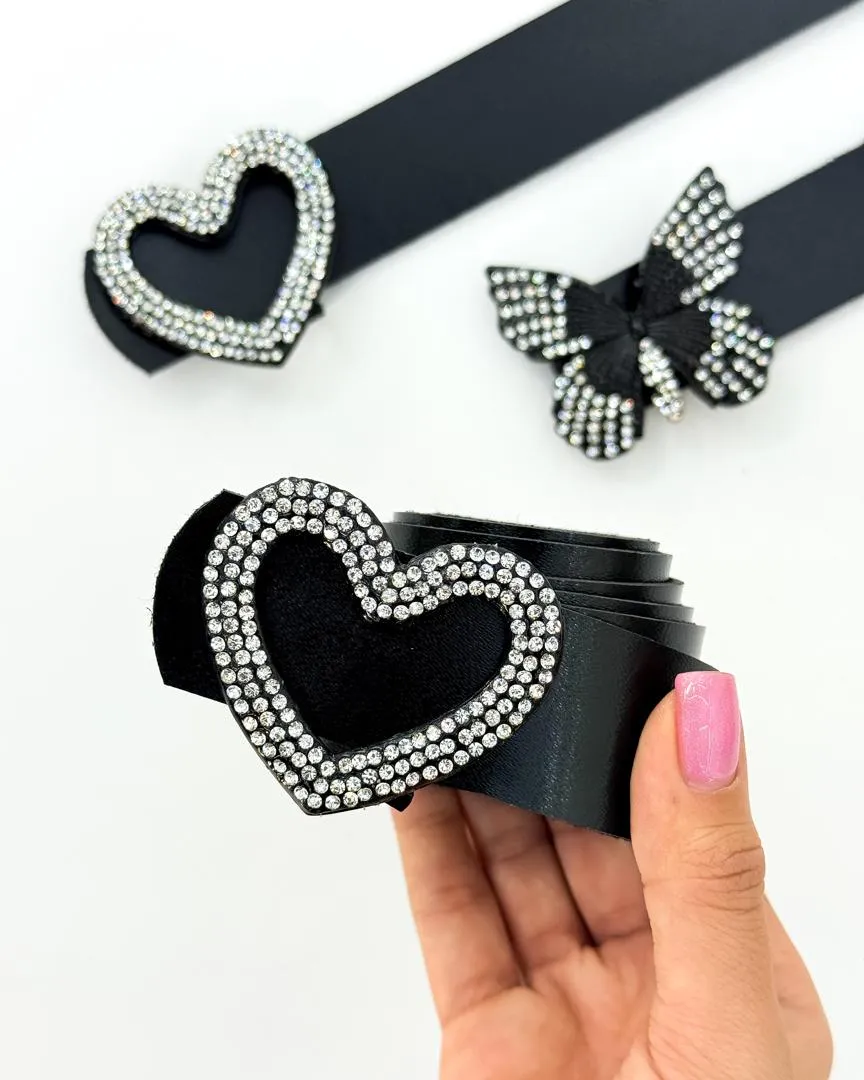 کمربند پهن نگین کد h889