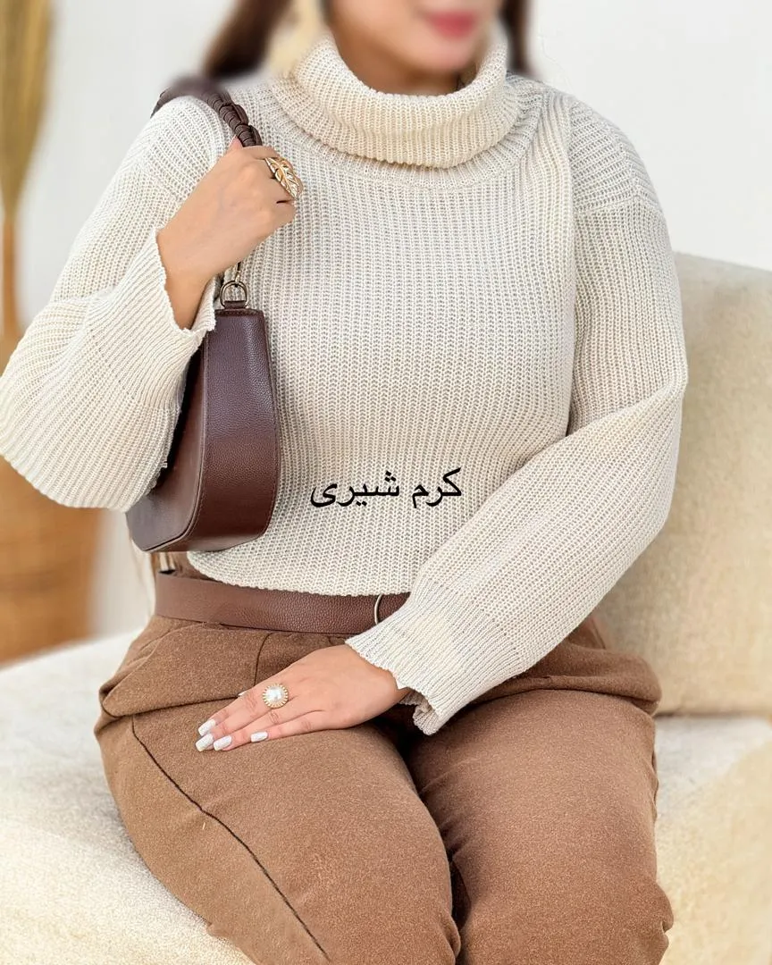 بلوز بافت یقه اسکی کد h655