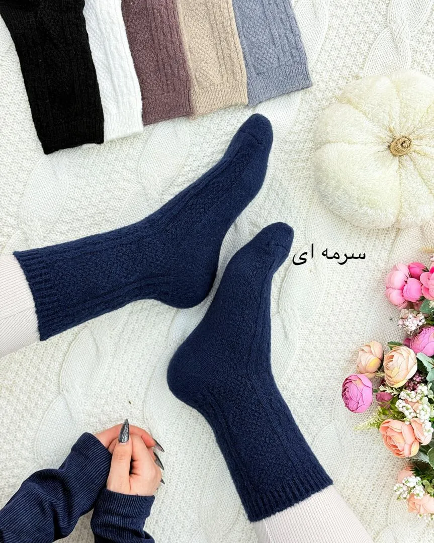جوراب بافت زنانه کد h804