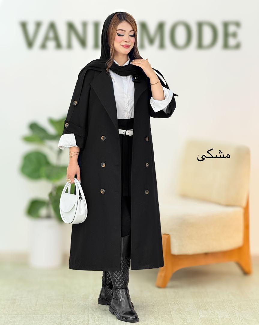 بارانی بلند آستردار کد h800