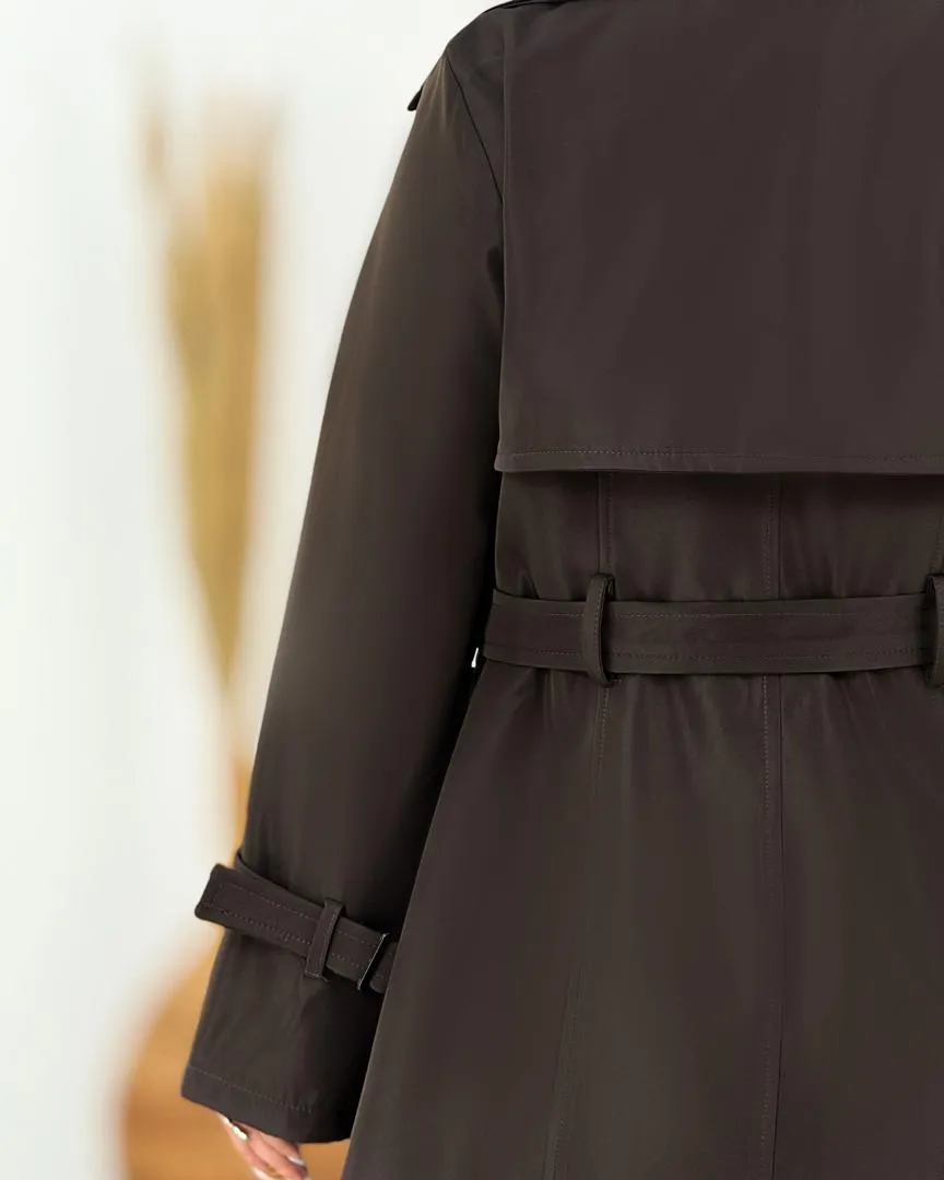 بارانی ترنجی جلو جیب کد h919