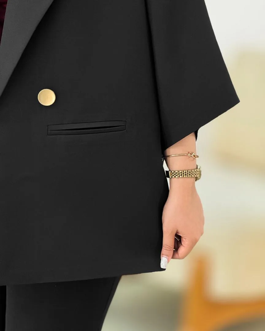 کت آستین سر خود قواره آزاد کد h877