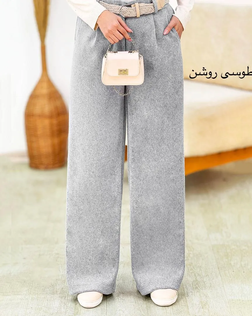 شلوار بگ جلو پیلی دار کد h878