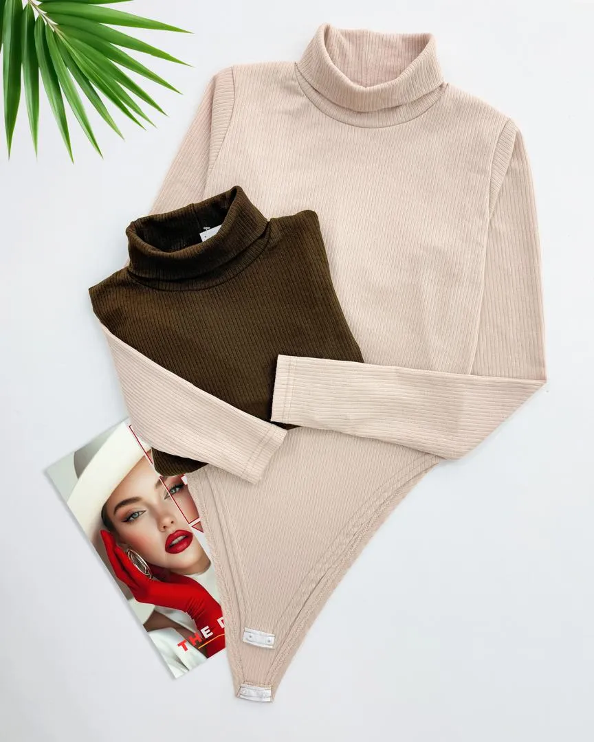 بادی یقه اسکی زیر دکمه کد h870