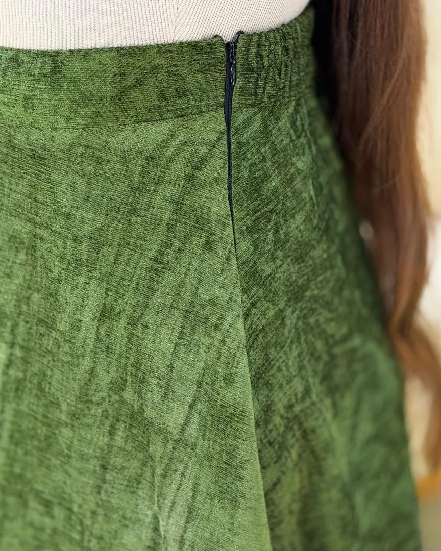 ست کت دامن آستر دار مخمل کد h890