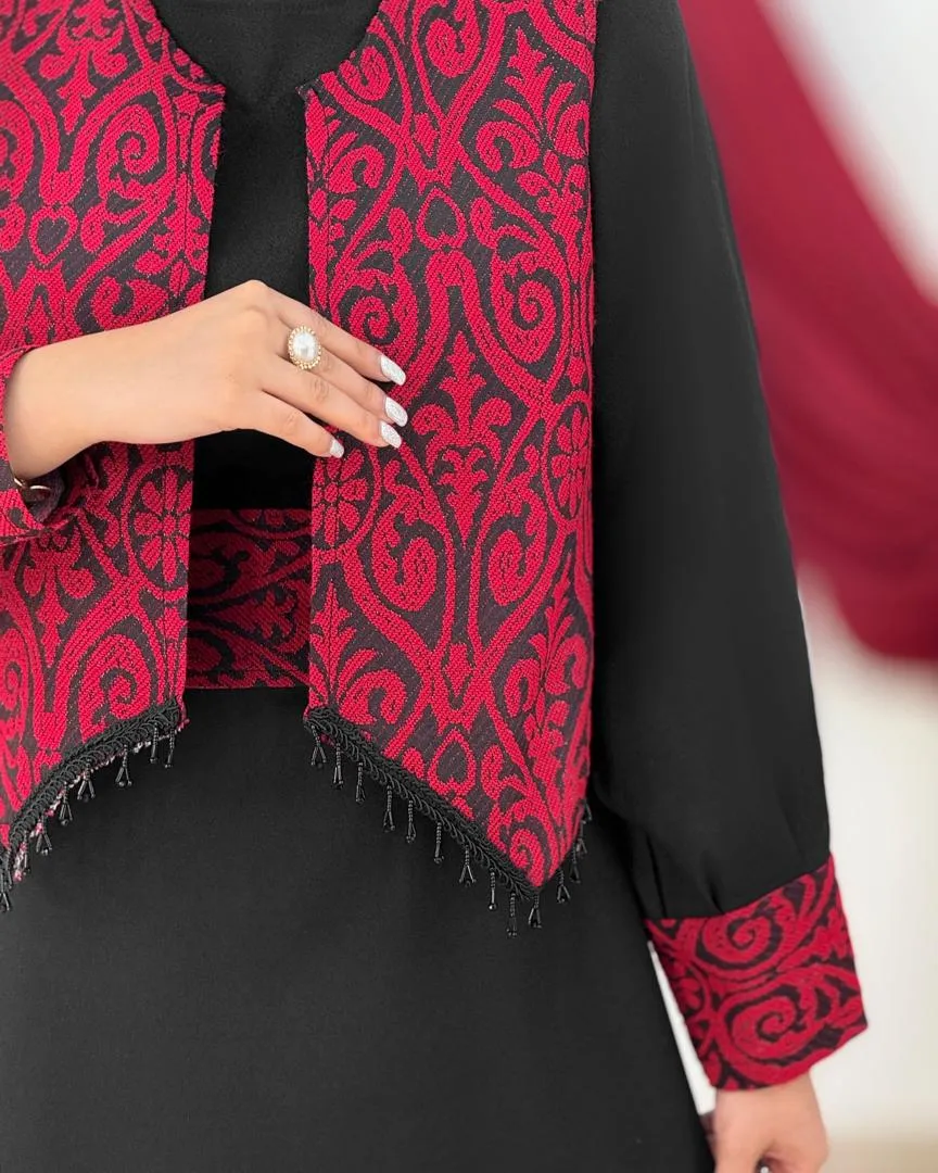 جلیقه پیراهن یلدایی ملیله دار کد h786